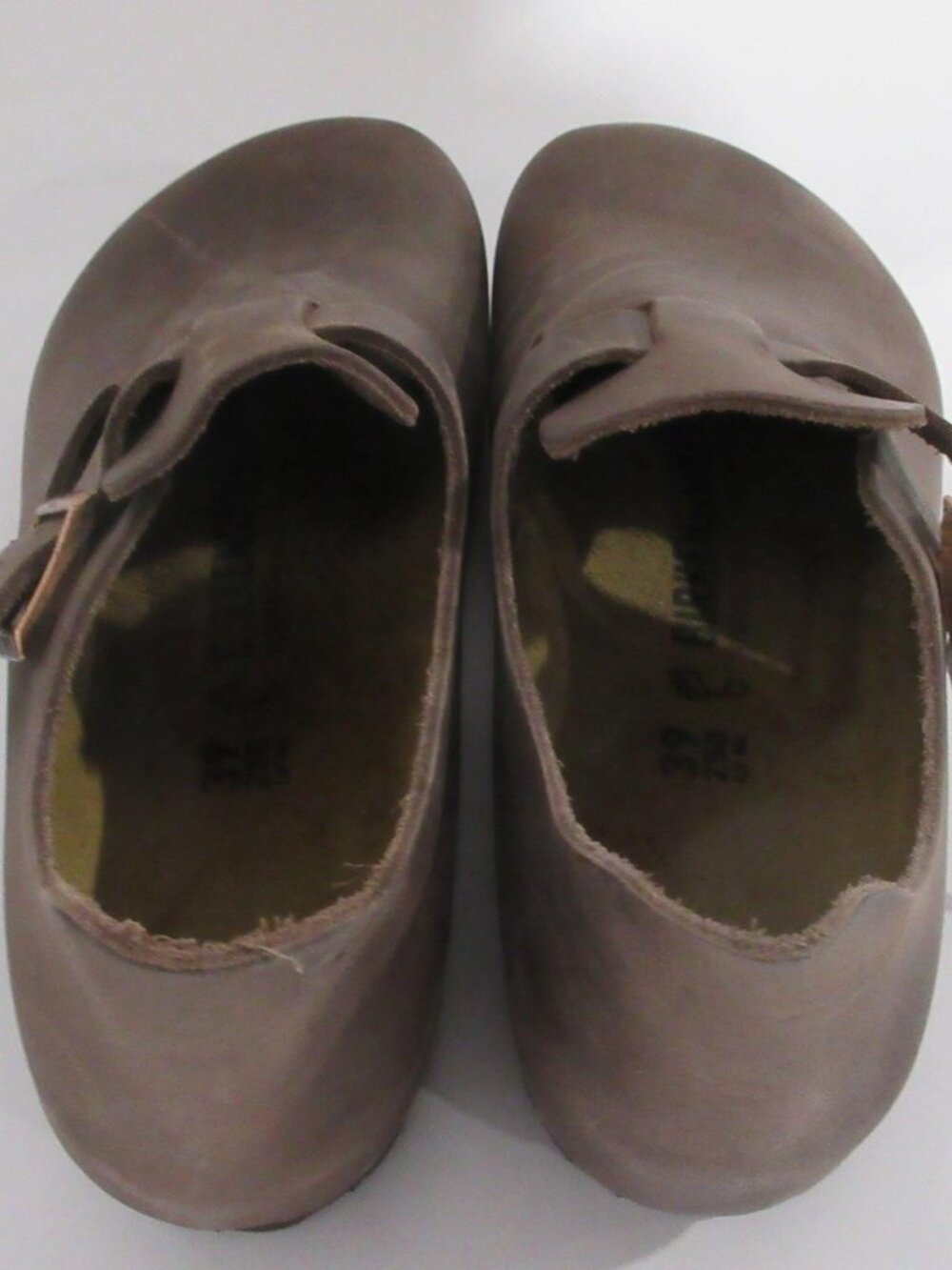 Women's Birkenstock London Oiled Leather Slip On Shoes Size 8 - Picture 4 of 7